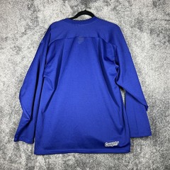 Cooper Shirt Mens XL Blue Long Sleeve V-Neck Breathable Lightweight Jersey