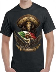Mexican Heritage Black Men’s T-Shirt Small To 3X-Large