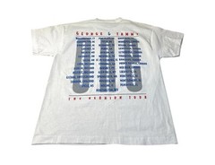 Vintage George & Tammy Shirt Large Country USA Reunion Tour 1995 Single Stitch