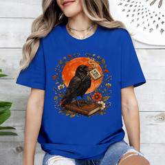 is He Vintage Dead Yet Dark Crow Raven Bird Humor Gothic T-Shirt