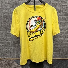 Savannah Bananas Baseball Graphic Tee Yellow Short Sleeve Shirt Mens 2XL