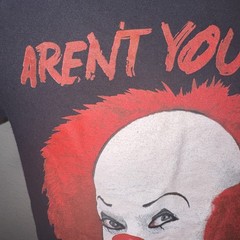 Stephen King IT Pennywise Clown T-Shirt Small Horror Movie Graphic Tee Halloween