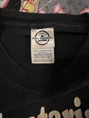 Womens Vintage Tee 90s Y2K Delta Pro Weight Black ‘Vaginatarian’ T-Shirt (L)