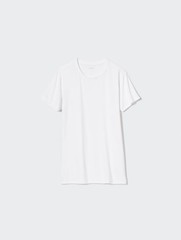 Uniqlo AIRism Crew Neck T-Shirt White Size XS