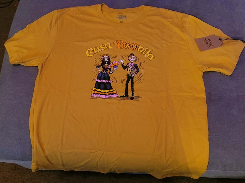 Mustard Casa Bonita T-shirt 2XL unisex NEW/Tag REAL MERCH Día de Los Muertos