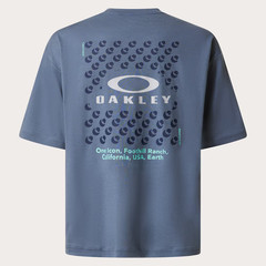 Oakley Enhance Qdc Tee Grip 4.0 Short Sleeve T-Shirt Mist Blue Large