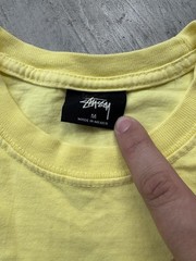 Stussy bundle of 2 yellow and blue blank tees both men’s M