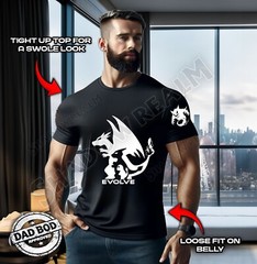 Evolve Charizard T-Shirt | Pokémon-Inspired Fire Dragon Tee | S-4XL