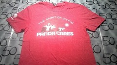 XS NWOT The Spirit Of Giving Panda Cares Shirt