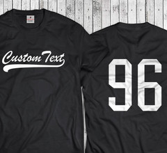 Baseball Custom Name and Number Team T-Shirts Matching Baseball Softball Sports