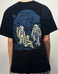 A-Lab Planet Of Fungi Black Tee Shirt Alab New SIZE LG