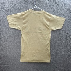 Vintage Screen Stars Shirt Adult Small Tan Single Stitch UW Lacrosse Wi 80s