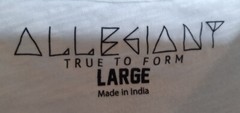 Allegiant True To Form Mens Crew Neck T Shirt Pocket Tee Size L White Beachy