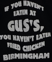 GUS’S FRIED CHICKEN T SHIRT TEE BIRMINGHAM AL ALABAMA BLACK WHITE MENS SIZE XL