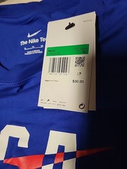 Nike USMNT 22 Swoosh Blue T-shirt Mens X-LARGE XL Soccer USA Tee NEW