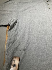 Carhartt Shirt Mens 4XL XXXXL Gray Loose Fit Henley Normcore Logo Tee Work Wear