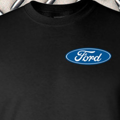 Ford Classic Blue Logo Crest T-Shirt – F150 Mustang – Official Licensed Product
