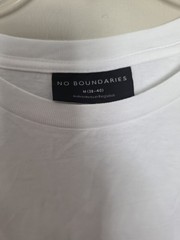 No Boundaries Men’s T-Shirt Size M Short Sleeve White Crew Neck Cotton