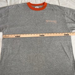 Vintage Tennessee Volunteers Mens XL Gray Orange T Shirt Short Sleeve
