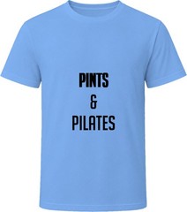 Pints and Pilates Drink And Exercise Funny Gift T Shirt