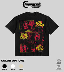 Monarch Wear “The Evil Dead” Franchise Horror Movie Heavyweight T-Shirt