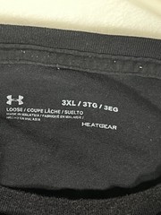 Under Armour HEATGEAR T-Shirt Men’s 3XL Black Loose Fit Freedom American Flag