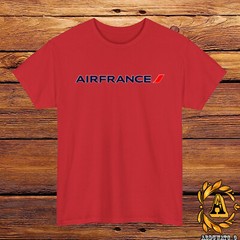 Air France Airlines Logo T-Shirt Black/Grey/White/Navy /Red/Light Blue S-5XL