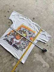 RARE Vintage 90s Made in USA Single Stitch AOP Looney Tunes TAZ T-Shirt : XL