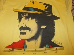 VTG 1981 Zappa “You Are What You Is” NA TOUR Shirt Yellow Made in USA 50/50 LRG