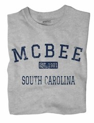 McBee South Carolina SC T-Shirt EST