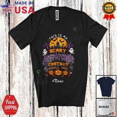 Custom Name My Scary Dispatcher Costume; Halloween Boo Ghost Proud Jobs T-Shirt