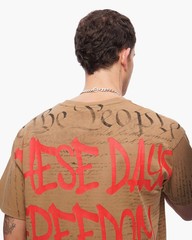 Valabasas Men Freedom Tee Khaki