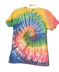 Spiral Tie Dye T-shirt top Men’s/Women’s Non Fade Handmade NEW Med 38-40