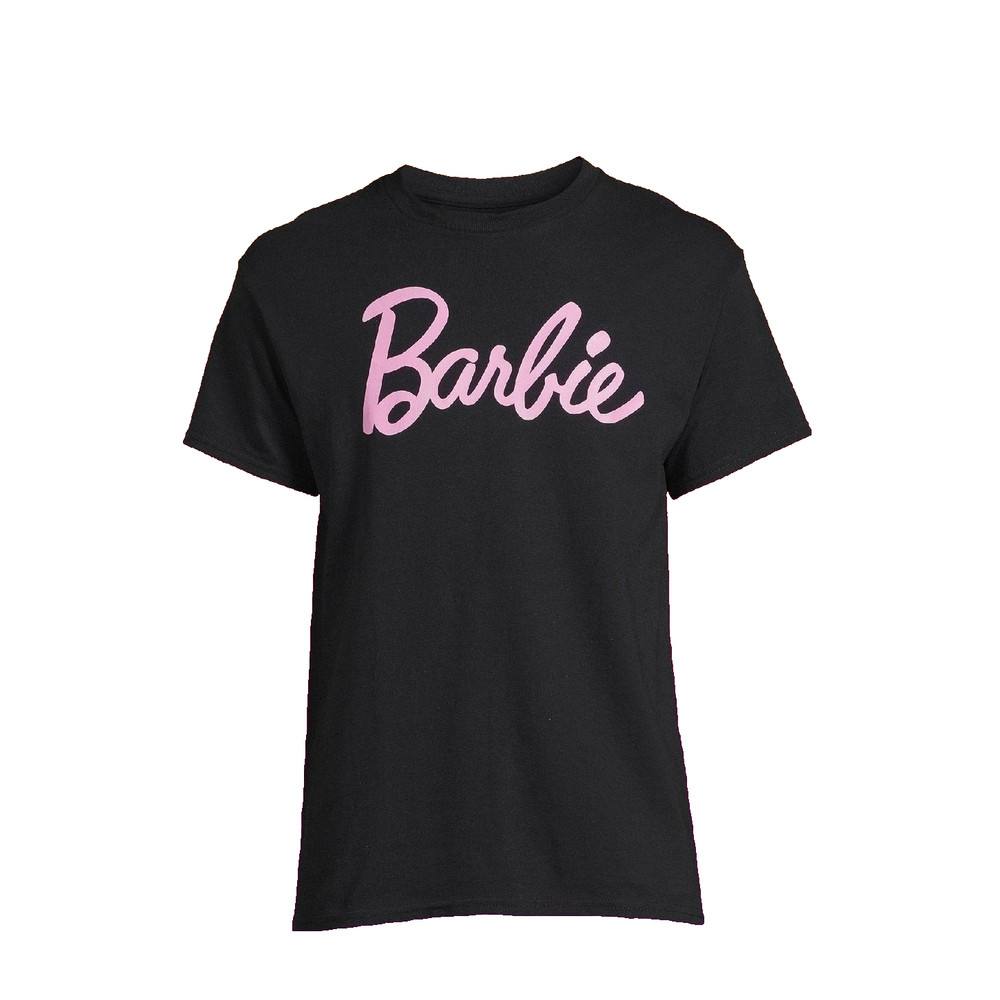 Barbie Black & Pink Men or Womens Logo Graphic Tee with Short Sleeves Size 3XL