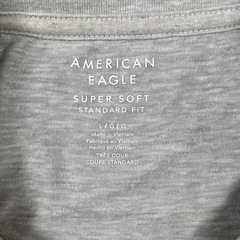 American Eagle Outfitters T Shirt Mens Large Beige Crew Neck Standard Fit Casual