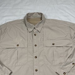 Orvis PFG style Mens XXL L/S Button up Shirt C Lazy U Ranch Dude Ranch Colorado