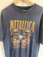 2000 Metallica Vintage T-Shirt Tour Summer Sanitarium Pushead Y2K Rock Band XL