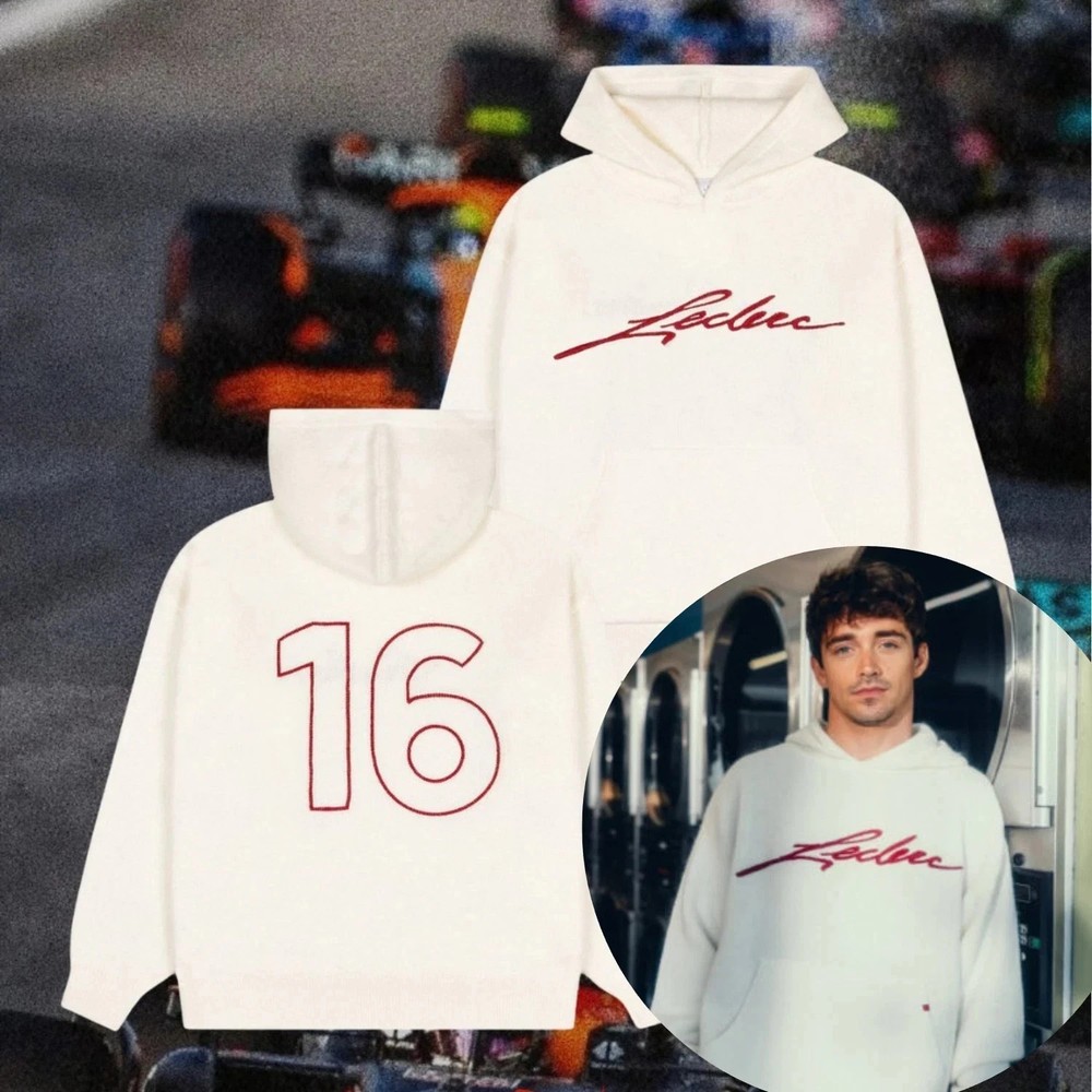 New!! 2026 Charles Leclerc F1 Holiday Signature Hoodie Remake All Size