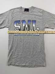 NBC Experience Store SNL Shirt Mens Small Gray Live From New York Graphic Tee
