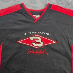 NASCAR Dale Earnhardt Jersey Mens Medium Black Red Intimidator 3 Chase Authentic
