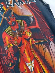 Vintage Iced Earth Band Shirt Sleveless rare Hype Tee Over Print Size S