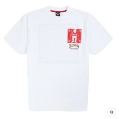 NWT Death Row Records Paisley Chair Logo Tee in White