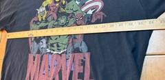 Marvel Avengers Shirt Mens Sz XL Black Fruit Of The Loom Vintage Y2K Graphic