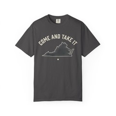 Come and Take It Virginia T-shirt | State Outline Rifle Star Design