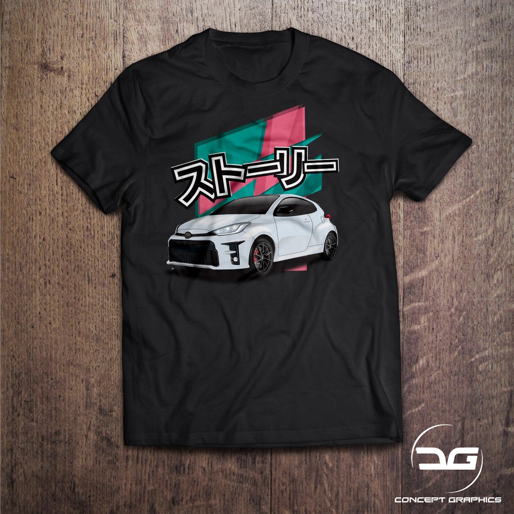 Toyota GR Yaris JDM Legends Funny Novelty Drift Car Motorsport Euro DUB T-Shirt