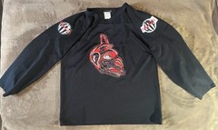 TRAGICALLY HIP Trouble Henhouse hockey jersey Rare Rush Zep Beatles Young Mint