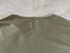 Cuts Clothing Elongated T Shirt Men Medium / S Tall Olive Green Crew Neck Tee