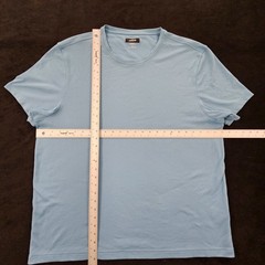 Alfani Stretch Blue Short Sleeve Cotton Blend T-Shirt Men’s 2XL