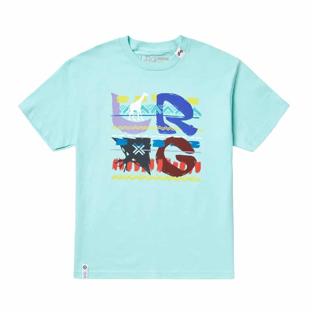 LRG Lifted Research Group “Stacked Bass” Short Sleeve Tee (Celadon) T-Shirt