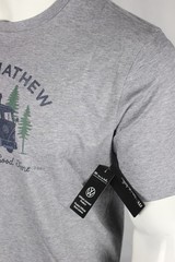 Travis Mathew Men’s Coal Walk Shirt VW Here for a Good Time Short Sleeve L Large